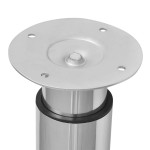 Picioare telescopice de masă cromate, 2 buc., 710 mm-1100 mm Picioare telescopice de masă cromate, 2 buc., 710 mm-1100 mm