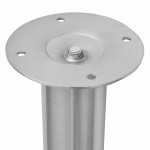 Picioare telescopice de masă, 2 buc., nichel periat, 710 mm-1100 mm Picioare telescopice de masă, 2 buc., nichel periat, 710 mm-1100 mm