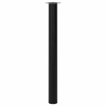 Picioare telescopice de masă, 2 buc., negru, 710 mm-1100 mm Picioare telescopice de masă, 2 buc., negru, 710 mm-1100 mm