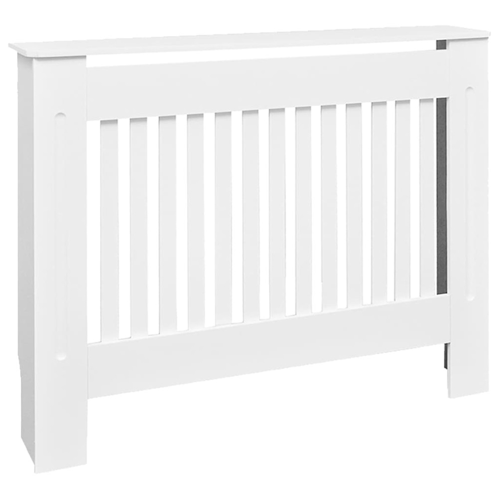 Mască de calorifer încălzire, dulap radiator, alb, 112 cm, MDF