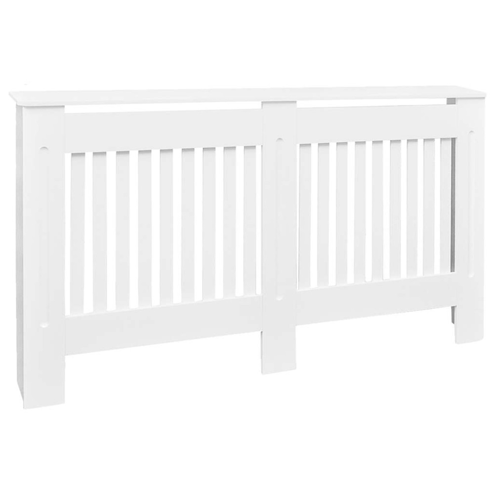 Mască de calorifer, dulap radiator, alb, 152 cm, MDF