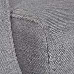 vidaXL Fotoliu, gri, material textil