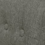 vidaXL Scaune de bucătărie, 2 buc., gri deschis, material textil vidaXL Scaune de bucătărie, 2 buc., gri deschis, material textil