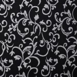 vidaXL Șezlong, negru și alb, material textil vidaXL Șezlong, negru și alb, material textil