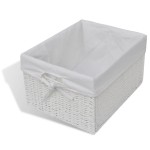 vidaXL Bufet de depozitare, alb vidaXL Bufet de depozitare, alb