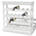 vidaXL Dulap pentru sticle de vin Abreu, alb vidaXL Dulap pentru sticle de vin Abreu, alb