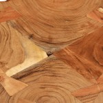 vidaXL Măsuță de cafea, 35 cm, 6 butuci, lemn masiv de acacia vidaXL Măsuță de cafea, 35 cm, 6 butuci, lemn masiv de acacia