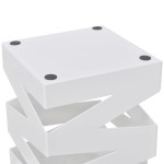 Suport pentru umbrele, pătrat, depozitare bastoane, alb, 48,5 cm, oțel Suport pentru umbrele, pătrat, depozitare bastoane, alb, 48,5 cm, oțel