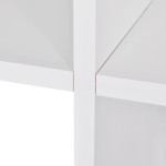 vidaXL Bibliotecă tip scară/Raft de expunere, alb, 142 cm vidaXL Bibliotecă tip scară/Raft de expunere, alb, 142 cm