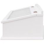 vidaXL Tavă pentru tacâmuri, stil baroc, alb, MDF vidaXL Tavă pentru tacâmuri, stil baroc, alb, MDF