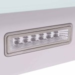 vidaXL Hotă cu afișaj tactil 900 mm, Albă vidaXL Hotă cu afișaj tactil 900 mm, Albă