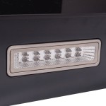 vidaXL Hotă cu afișaj tactil 900 mm, Neagră vidaXL Hotă cu afișaj tactil 900 mm, Neagră