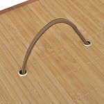 vidaXL Coș de rufe din bambus, dreptunghiular, natural vidaXL Coș de rufe din bambus, dreptunghiular, natural