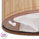 vidaXL Coș de rufe oval din bambus, natural vidaXL Coș de rufe oval din bambus, natural