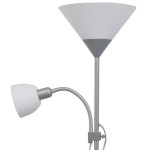 vidaXL Lampă de podea, Gri vidaXL Lampă de podea, Gri