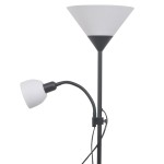 vidaXL Lampă de podea, negru vidaXL Lampă de podea, negru