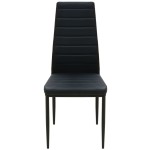 vidaXL Set masă și scaune de bucătărie, negru, 3 piese vidaXL Set masă și scaune de bucătărie, negru, 3 piese