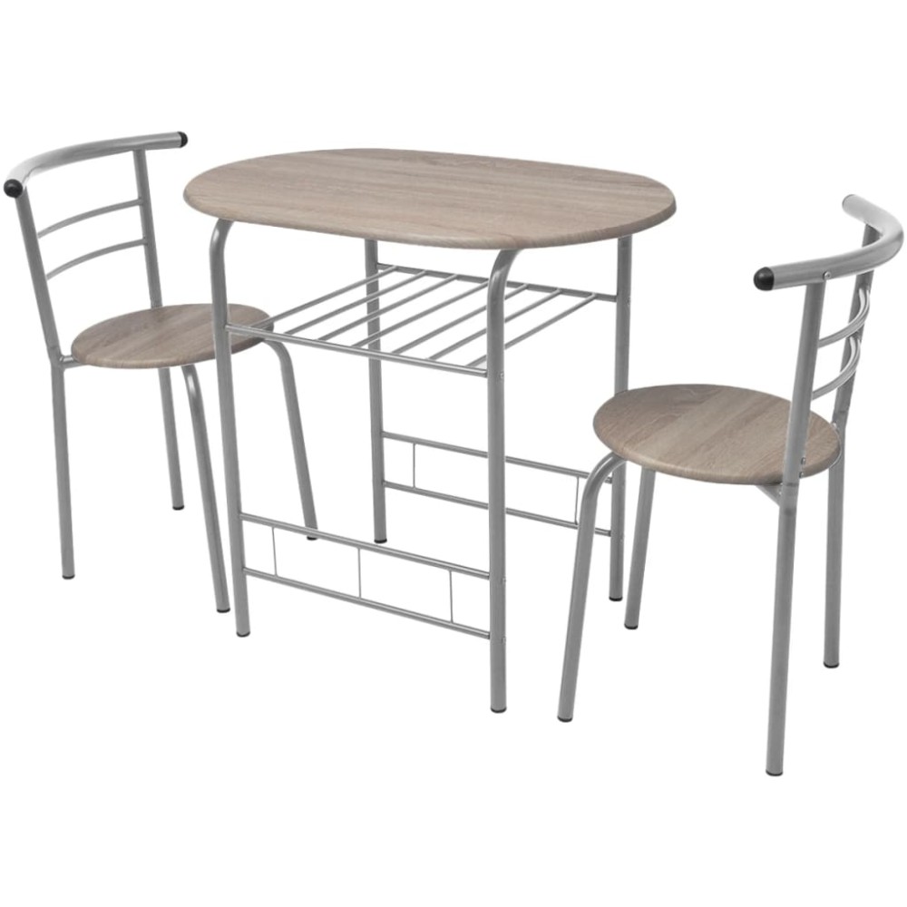 vidaXL Set mobilier bar pentru mic dejun, MDF