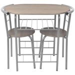 vidaXL Set mobilier bar pentru mic dejun, MDF