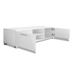 vidaXL Dulap TV, alb extralucios, 120 x 40,3 x 35 cm vidaXL Dulap TV, alb extralucios, 120 x 40,3 x 35 cm