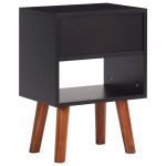 vidaXL Noptiere, 2 buc., 40x30x57 cm, lemn masiv de acacia