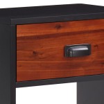 vidaXL Noptiere, 2 buc., 40x30x57 cm, lemn masiv de acacia