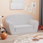 vidaXL Fotoliu extensibil pentru copii, gri deschis vidaXL Fotoliu extensibil pentru copii, gri deschis