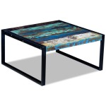 vidaXL Măsuță de cafea, 80 x 80 x 40 cm, lemn masiv reciclat vidaXL Măsuță de cafea, 80 x 80 x 40 cm, lemn masiv reciclat