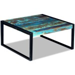 vidaXL Măsuță de cafea, 80 x 80 x 40 cm, lemn masiv reciclat vidaXL Măsuță de cafea, 80 x 80 x 40 cm, lemn masiv reciclat