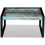 vidaXL Măsuță de cafea, 80 x 80 x 40 cm, lemn masiv reciclat vidaXL Măsuță de cafea, 80 x 80 x 40 cm, lemn masiv reciclat