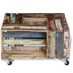 vidaXL Măsuță de cafea, 70 x 70 x 35 cm, lemn masiv reciclat vidaXL Măsuță de cafea, 70 x 70 x 35 cm, lemn masiv reciclat