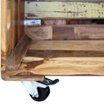 vidaXL Măsuță de cafea, 70 x 70 x 35 cm, lemn masiv reciclat vidaXL Măsuță de cafea, 70 x 70 x 35 cm, lemn masiv reciclat