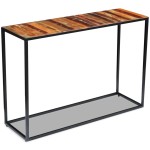 vidaXL Masă consolă, 110x35x76 cm, lemn masiv reciclat vidaXL Masă consolă, 110x35x76 cm, lemn masiv reciclat