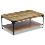 vidaXL Măsuță de cafea din lemn de mango 100x60x38 cm