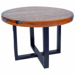 vidaXL Măsuță de cafea, 60 cm, lemn de tec și rășină vidaXL Măsuță de cafea, 60 cm, lemn de tec și rășină