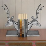 vidaXL Suporturi laterale pentru cărți, 2 buc., argintiu, aluminiu vidaXL Suporturi laterale pentru cărți, 2 buc., argintiu, aluminiu