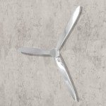 vidaXL Decorațiune de perete elice din aluminiu, argintiu, 70 cm vidaXL Decorațiune de perete elice din aluminiu, argintiu, 70 cm
