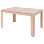 vidaXL Masă și scaune 7 piese, piele artificială, stejar, negru vidaXL Masă și scaune 7 piese, piele artificială, stejar, negru