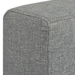 vidaXL Canapea cu 2 locuri, gri deschis, material textil vidaXL Canapea cu 2 locuri, gri deschis, material textil