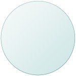 vidaXL Blat de masă din sticlă securizată, rotund, 300 mm vidaXL Blat de masă din sticlă securizată, rotund, 300 mm
