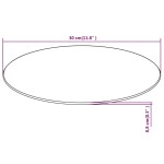 vidaXL Blat de masă din sticlă securizată, rotund, 300 mm vidaXL Blat de masă din sticlă securizată, rotund, 300 mm