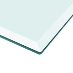 vidaXL Blat de masă din sticlă securizată pătrat 700 x 700 mm vidaXL Blat de masă din sticlă securizată pătrat 700 x 700 mm
