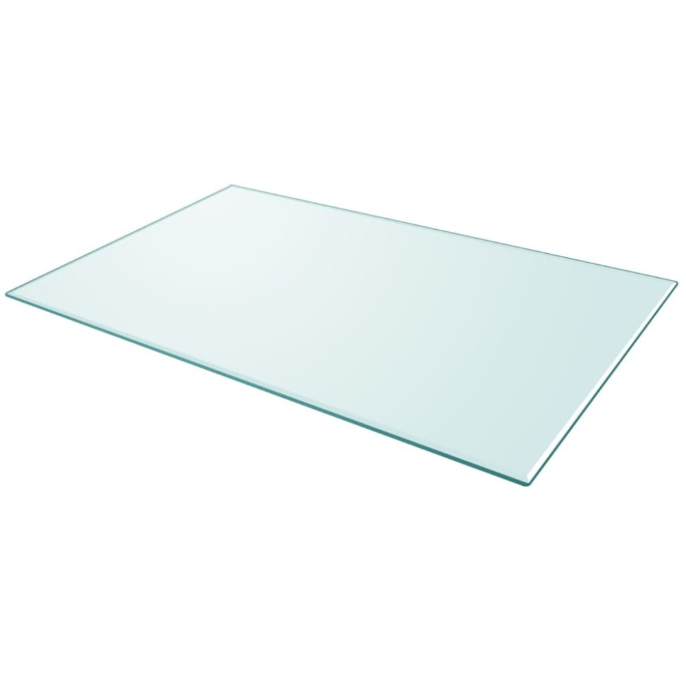 vidaXL Blat de masă, sticlă securizată, dreptunghiular, 1000 x 620 mm