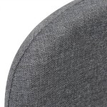 vidaXL Fotoliu pat extensibil, gri deschis, material textil