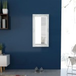 vidaXL Oglindă verticală în stil baroc, 100 x 50 cm, alb vidaXL Oglindă verticală în stil baroc, 100 x 50 cm, alb