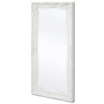 vidaXL Oglindă verticală în stil baroc, 100 x 50 cm, alb vidaXL Oglindă verticală în stil baroc, 100 x 50 cm, alb