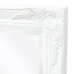 vidaXL Oglindă verticală în stil baroc, 100 x 50 cm, alb vidaXL Oglindă verticală în stil baroc, 100 x 50 cm, alb