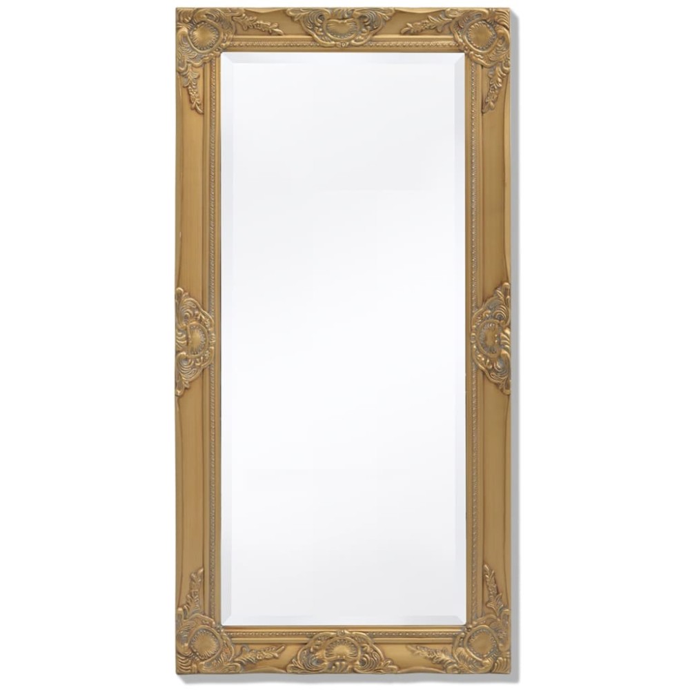 vidaXL Oglindă de perete în stil baroc, 100 x 50 cm, auriu