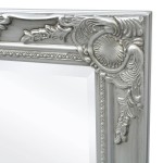 vidaXL Oglindă verticală în stil baroc, 100 x 50 cm, argintiu vidaXL Oglindă verticală în stil baroc, 100 x 50 cm, argintiu