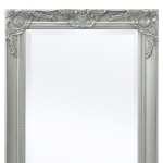 vidaXL Oglindă verticală în stil baroc, 100 x 50 cm, argintiu vidaXL Oglindă verticală în stil baroc, 100 x 50 cm, argintiu
